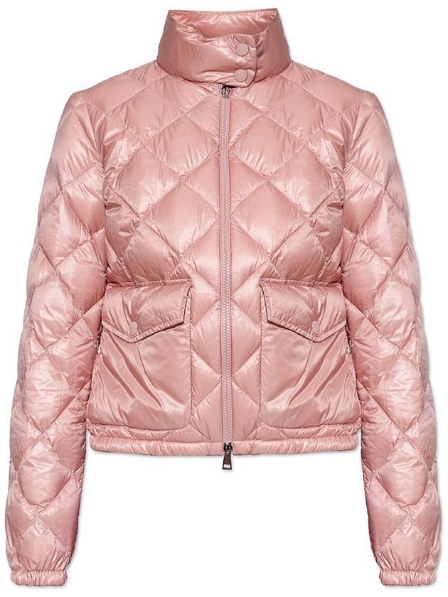 BINIC lightweight short padding light pink - MONCLER - BALAAN.