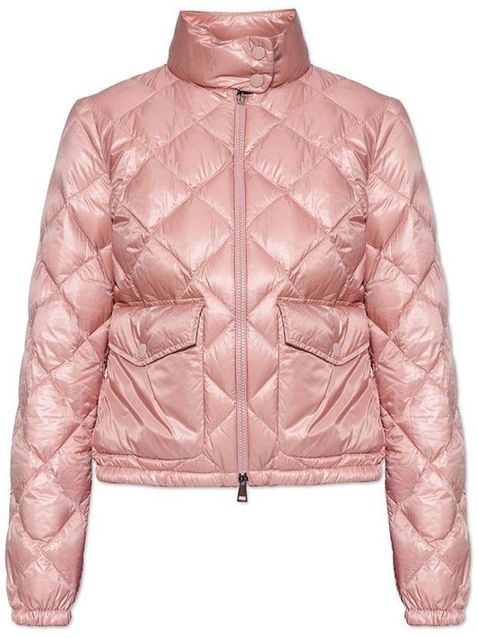 BINIC lightweight short padding light pink - MONCLER - BALAAN.