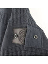 Shadow Knit Half Zipper Hoodie Navy - STONE ISLAND - BALAAN 4