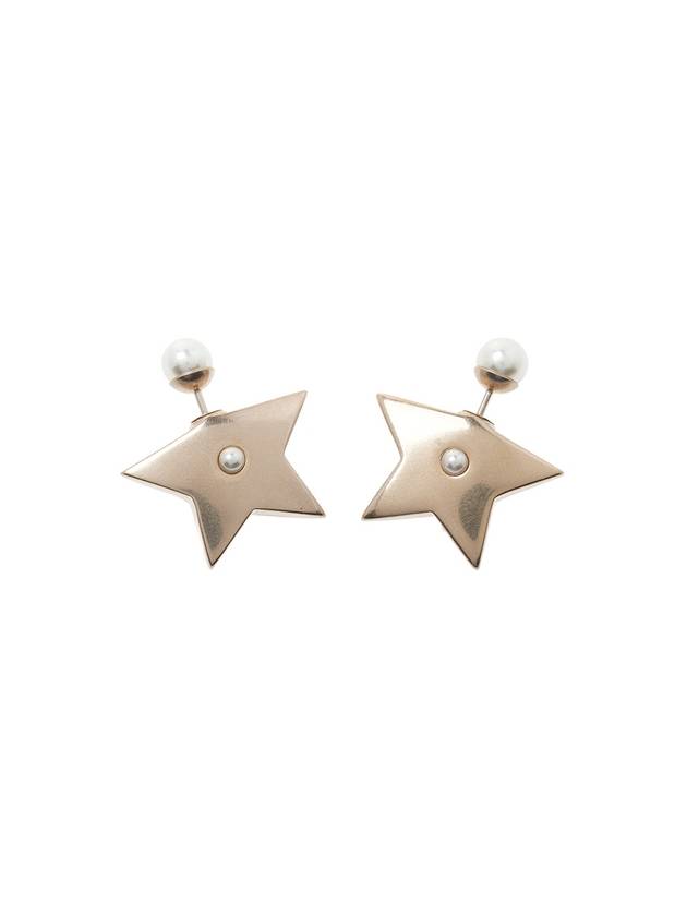 Tribales Star Resin Pearl Earrings Gold - DIOR - BALAAN 10