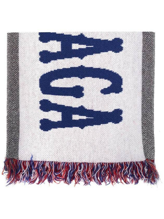 jacquard logo wool scarf - BALENCIAGA - BALAAN.