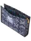 Beauty Jacquard Logo Clutch Bag Navy - ETRO - BALAAN 7