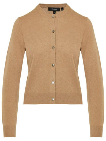 Cashmere crew neck cardigan - THEORY - BALAAN 1