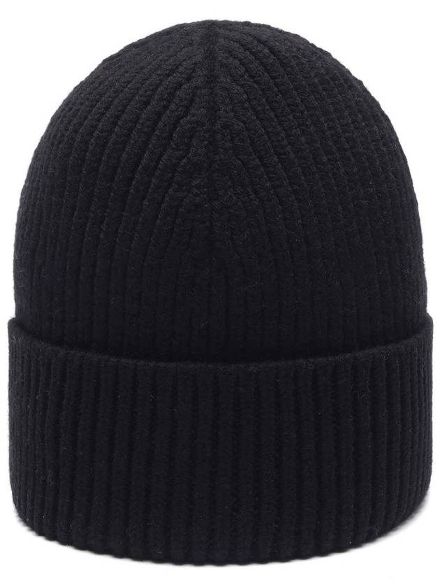 Heart Logo Wool Beanie Black - AMI - BALAAN 5