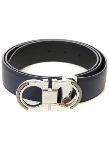 Reversible Leather Belt Black Blumarine - SALVATORE FERRAGAMO - BALAAN 1