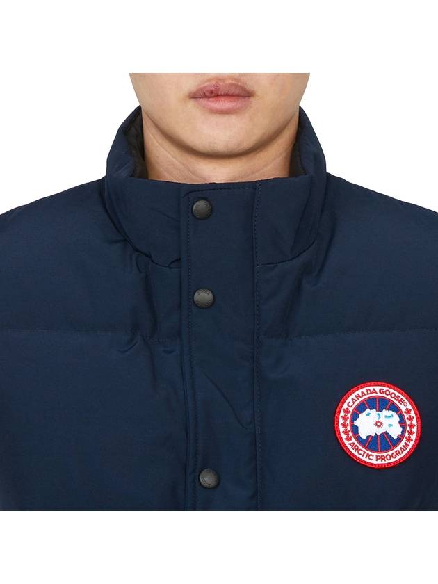 Freestyle Crew Vest Blue - CANADA GOOSE - BALAAN 7