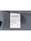 Collar knit cardigan gray XL - SANDRO - BALAAN 8