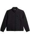 Men s National Quilted Golf Jacket Black GMOW12793 9999 - J.LINDEBERG - BALAAN 1