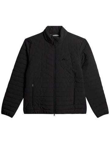 Men s National Quilted Golf Jacket Black GMOW12793 9999 - J.LINDEBERG - BALAAN 1