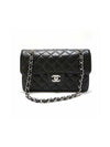 Classic Flap Small Calfskin Shoulder Bag Black - CHANEL - BALAAN 1