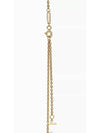 T Smile Small Necklace Gold - TIFFANY & CO. - BALAAN 6