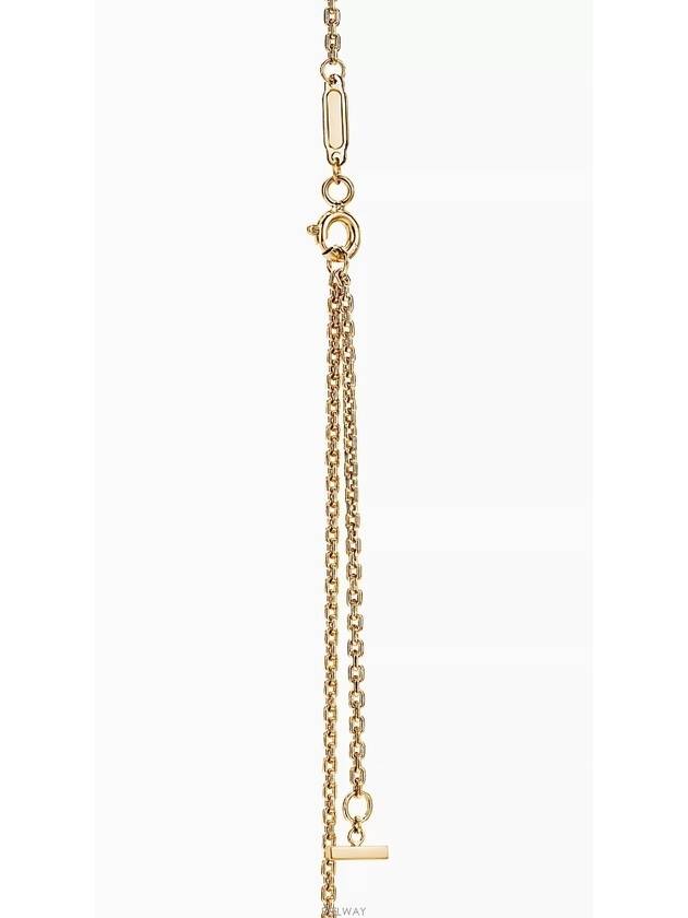 T Smile Small Necklace Gold - TIFFANY & CO. - BALAAN 6