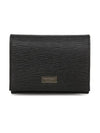 Revival Bifold Card Wallet Black - SALVATORE FERRAGAMO - BALAAN 2