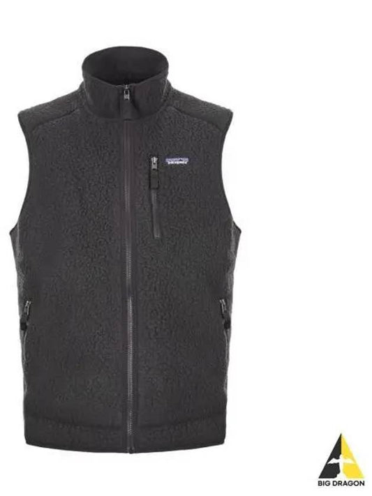 Men's Retro Pile Vest Black - PATAGONIA - BALAAN 2