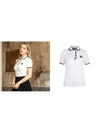 Golf Tennis Round Collar T-shirt White - AVAVE - BALAAN 3