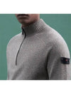 BRAILLE half zip up knit gray - PEUTEREY - BALAAN 4