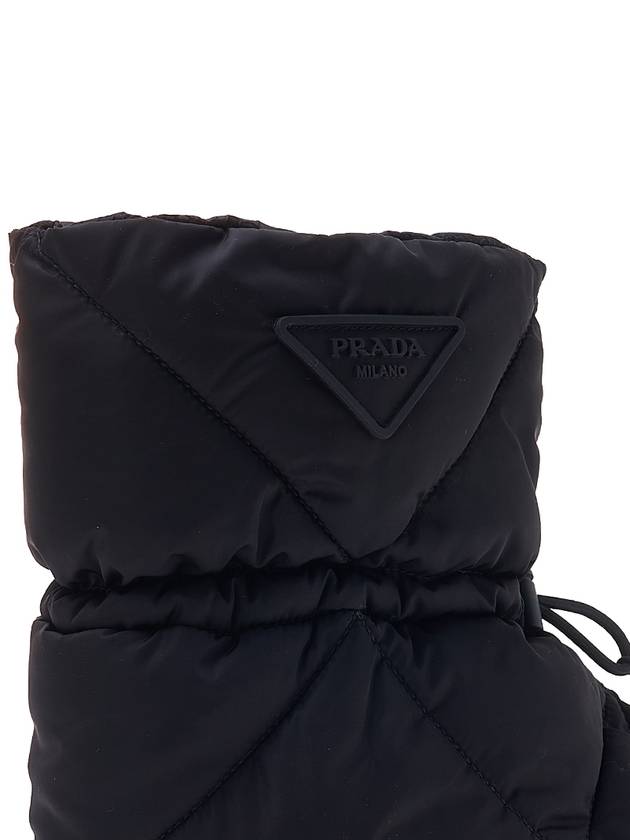 Re-Nylon Padded Winter Boots Black - PRADA - BALAAN 11