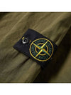 Men's Waffen Patch Cotton Pocket Old Effect Jacket Olive Green - STONE ISLAND - BALAAN.