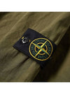 Wappen Patch Old Effect Cotton Zip-up Jacket Olive Green - STONE ISLAND - BALAAN 3