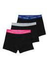 Waist Logo Briefs 3 Pack Black - CALVIN KLEIN - BALAAN 1