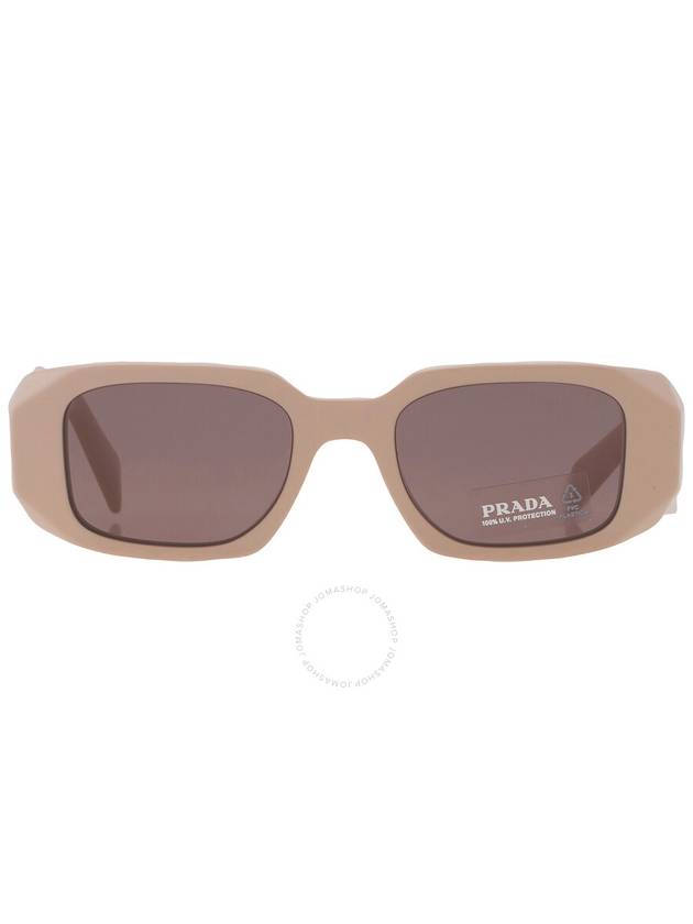 Prada Purple Brown Rectangular Ladies Sunglasses PR 17WS VYJ6X1 49 - PRADA - BALAAN 1