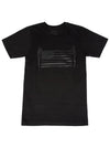 Stars and Stripes Printed Short Sleeve T-Shirt Black - CHROME HEARTS - BALAAN 1