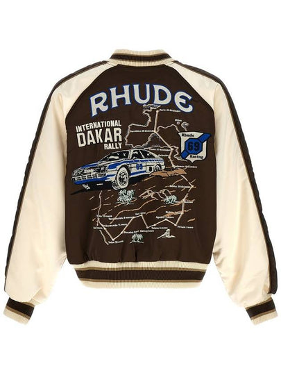 Rhude 'Crepe Satin Souvenir' Bomber Jacket - RHUDE - BALAAN 2