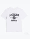 Varsity Logo Short Sleeve T-Shirt White - AMI - BALAAN 2