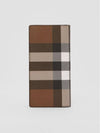 Vintage Check Logo Continental Long Wallet Brown - BURBERRY - BALAAN 6