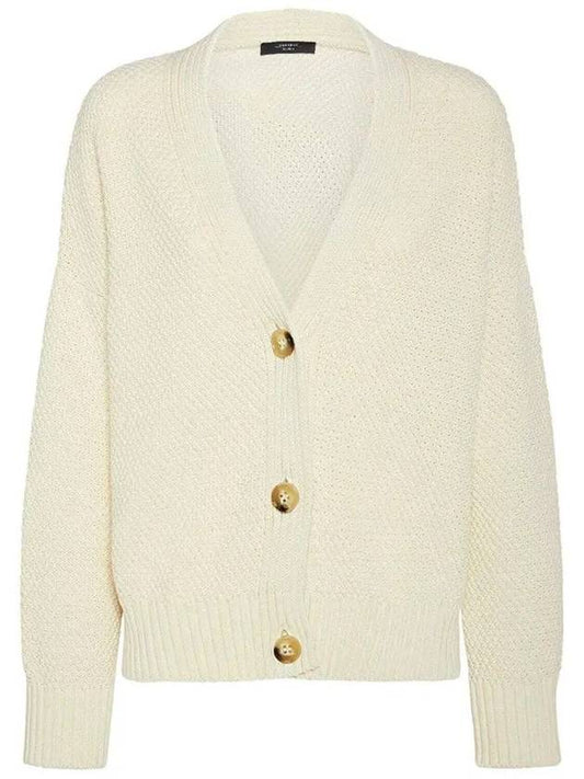 Wales V-neck Knit Cardigan Cream - MAX MARA - BALAAN 2