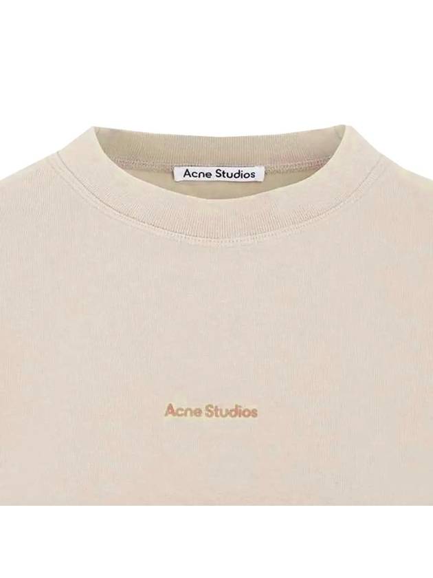 Logo Crew Neck Short Sleeve T-Shirt Titanium Grey - ACNE STUDIOS - BALAAN 5