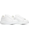 Oversized Leather Low Top Sneakers White - ALEXANDER MCQUEEN - BALAAN 2