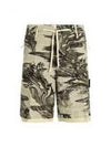 Shadow Project Print Bermuda Shorts Beige - STONE ISLAND - BALAAN 2