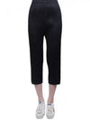 Pleated Basic Crop Pants Black - ISSEY MIYAKE - BALAAN 2