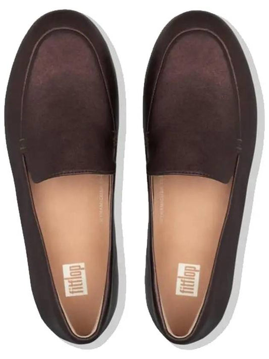 Lena Loafers Chocolate Brown Leather Women - FITFLOP - BALAAN 2