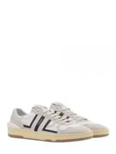 Clay Lace-Up Low Top Sneakers Off-White - LANVIN - BALAAN 2