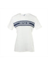 Cotton logo embroidered short sleeved T shirt - DIOR - BALAAN 1