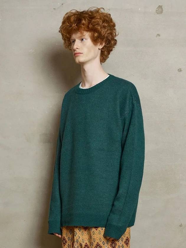 Ortega mohair knit emerald - UNALLOYED - BALAAN 4