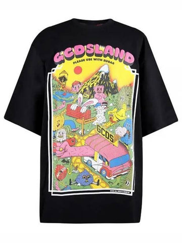 Graphic print t shirt FW22M020067 270509 1147106 - GCDS - BALAAN 1