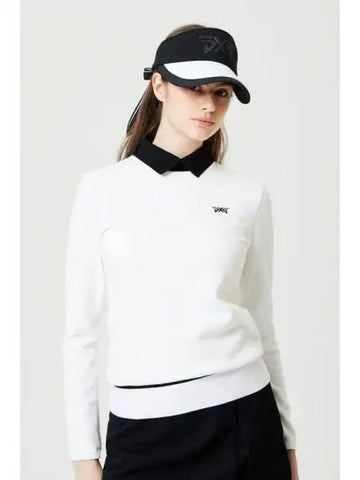 Women s Winter Collar Long Sleeve T Shirt PIWPW211001 Domestic Product GQ4V24100235863 - PXG - BALAAN 1