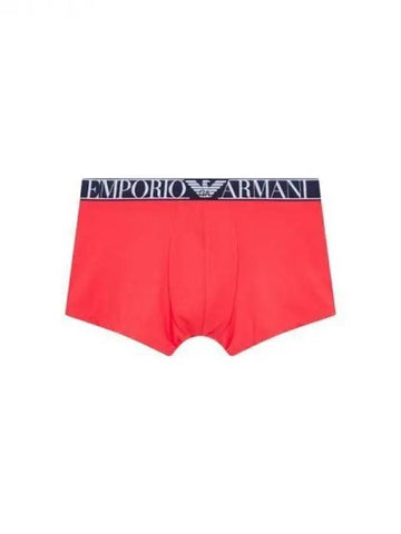 UNDERWEAR Men s Embossed Logo Banding Cotton Drawn Red 271556 - EMPORIO ARMANI - BALAAN 1