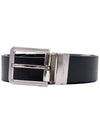 Logo Casual Leather Belt Black - CALVIN KLEIN - BALAAN 1