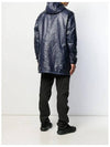 Shadow Project Dual Grid Parka Hooded Jacket Blue - STONE ISLAND - BALAAN 4