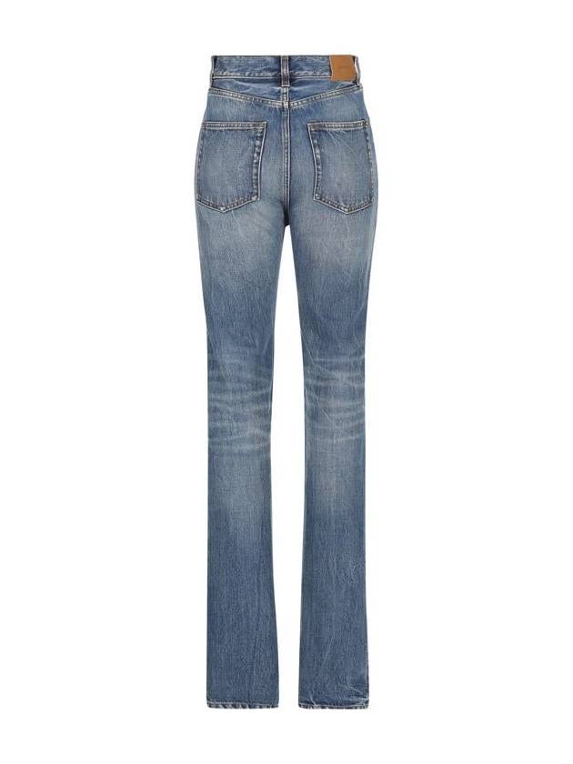 90's Slim Jeans Blue Denim - SAINT LAURENT - BALAAN 3