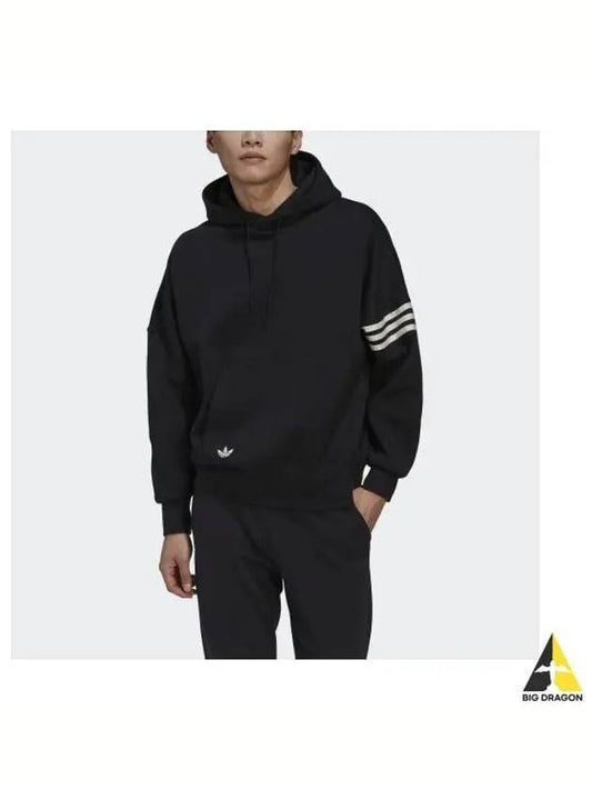 hooded t-shirt HM1871 BLACK - ADIDAS - BALAAN 2