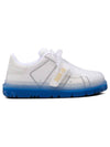 ID Rubber Calfskin Low Top Sneakers White Blue - DIOR - BALAAN 1