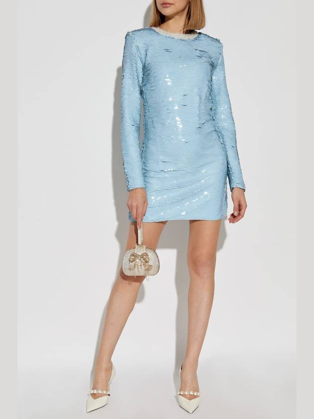 Self Portrait Sequin Dress, Women's, Light Blue - SELF PORTRAIT - BALAAN 2