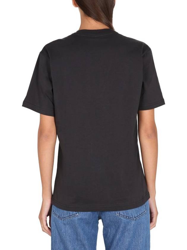 Classic Logo Print Cotton Short Sleeve T-Shirt Black - SUNNEI - BALAAN 4