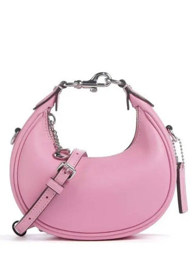 Jonie Fine Grain Leather Shoulder Bag Pink - COACH - BALAAN 1