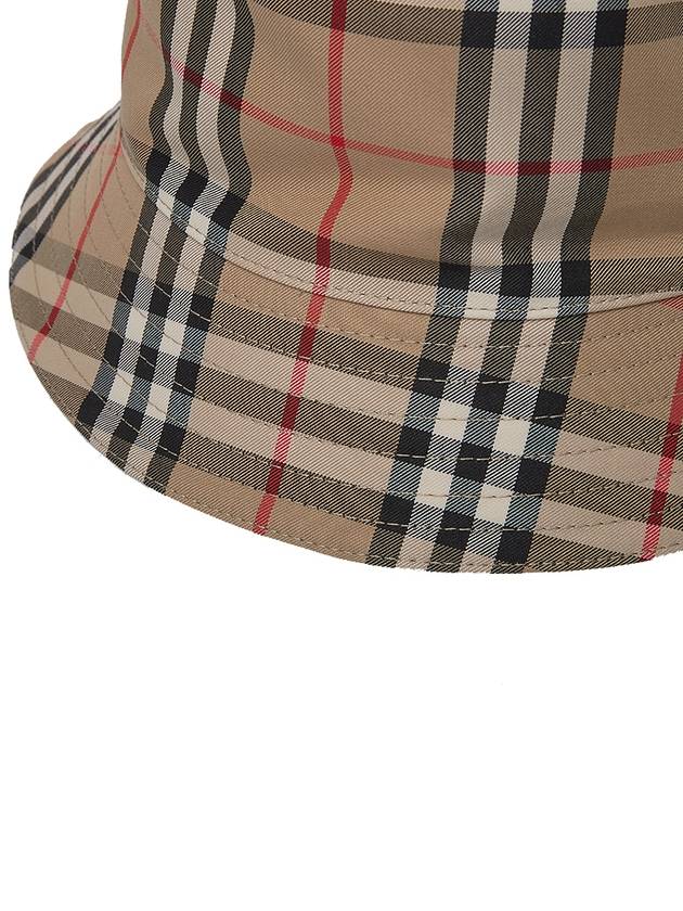 Vintage Check Technical Bucket Hat Beige - BURBERRY - BALAAN 8